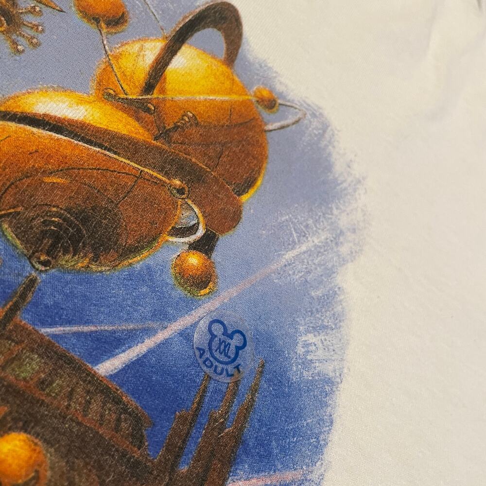 Vintage NOS Tomorrowland Opening Day 1998 T-Shirt Mens XXL USA Disney Disneyland - Picture 4 of 11